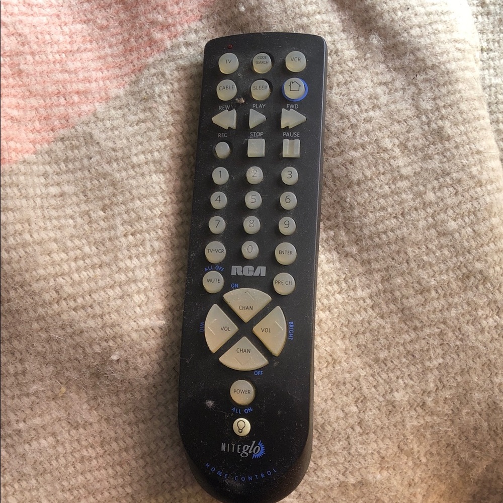 RCA Black Universal Remote Control - Black
